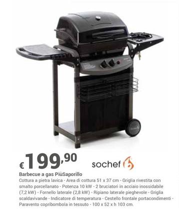 Offerta per Sochef - Barbecue A Gas Piùsaporillo a 199,9€ in Progress