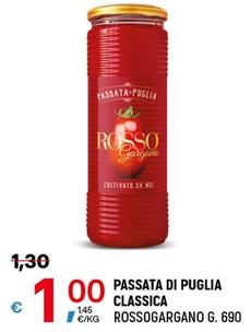 Offerta per Rosso Gargano - Passata Di Puglia Classica a 1€ in A&O
