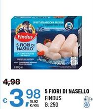 Offerta per Findus - 5 Fiori Di Nasello a 3,98€ in A&O