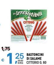 Offerta per Citterio - Bastoncini Di Salame a 1,25€ in A&O