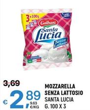 Offerta per Galbani - Mozzarella Senza Lattosio Santa Lucia a 2,89€ in A&O