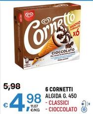 Offerta per Algida - 6 Cornetti a 4,98€ in A&O