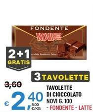 Offerta per Novi - Tavolette Di Cioccolato a 2,4€ in A&O