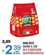 Offerta per Saiwa - Mini Ritz a 2,39€ in A&O