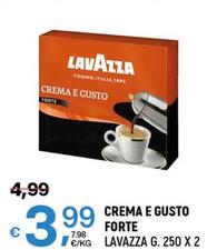 Offerta per Lavazza - Crema E Gusto Forte a 3,99€ in A&O