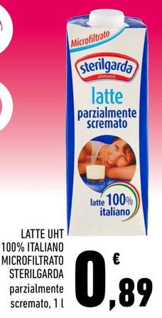Offerta per Sterilgarda - Latte UHT 100% Italiano Microfiltrato a 0,89€ in Conad