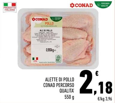 Offerta per Conad - Alette Di Pollo Percorso Qualita a 2,18€ in Conad