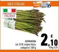 Offerta per Asparagina a 2,1€ in Conad