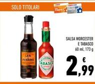 Offerta per Worcester E Tabasco - Salsa a 2,99€ in Conad