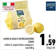 Offerta per Conad - Limoni Di Amalfi Sapori&Dintorni a 1,59€ in Conad