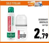 Offerta per Borotalco - Deodoranti a 2,79€ in Conad