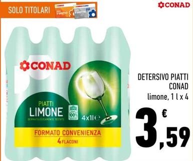 Offerta per Conad - Detersivo Piatti a 3,59€ in Conad