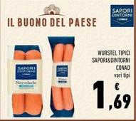 Offerta per Conad - Wurstel Tipici Sapori&Dintorni a 1,69€ in Conad
