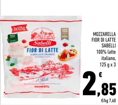 Offerta per Sabelli - Mozzarella Fior Di Latte a 2,85€ in Conad