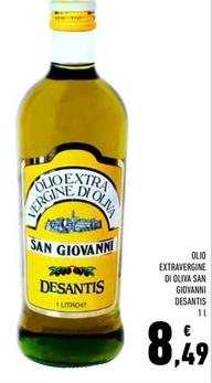 Offerta per Desantis - Olio Extravergine Di Oliva San Giovanni a 8,49€ in Conad