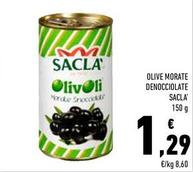 Offerta per Saclà - Olive Morate Denocciolate a 1,29€ in Conad