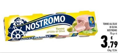 Offerta per Nostromo - Tonno All'olio Di Oliva a 3,79€ in Conad