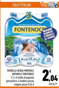 Offerta per Fontenoce - Fardello Acqua Minerale Naturale a 2,04€ in Conad City