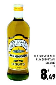 Offerta per Desantis - Olio Extravergine Di Oliva San Giovanni a 8,49€ in Conad City