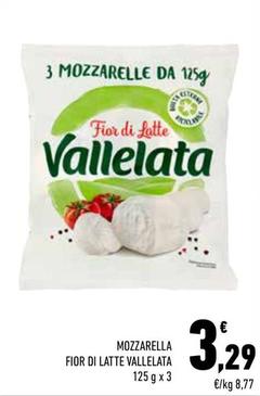 Offerta per Vallelata - Mozzarella Fior Di Latte a 3,29€ in Conad City