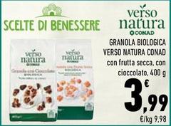 Offerta per Verso Natura Conad - Granola Biologica a 3,99€ in Conad City