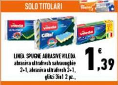 Offerta per Vileda - Linea Spugne Abrasive a 1,39€ in Conad City