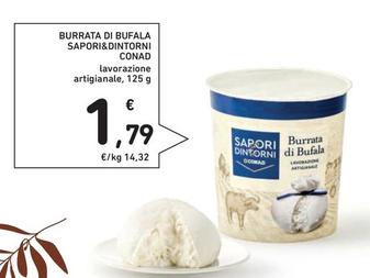 Offerta per Conad - Burrata Di Bufala Sapori&Dintorni a 1,79€ in Spazio Conad