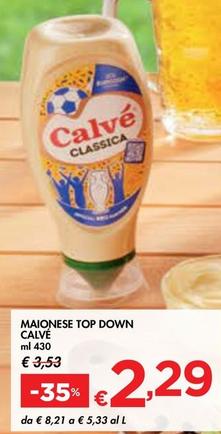 Offerta per Calvè - Maionese Top Down a 2,29€ in Bennet