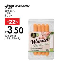 Offerta per Io Veg - Würstel Vegetariano a 3,5€ in Bennet