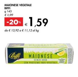 Offerta per Biffi - Maionese Vegetale a 1,59€ in Bennet