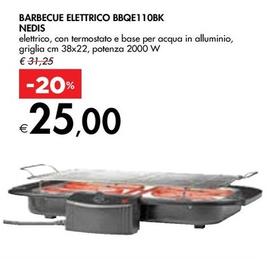 Offerta per Nedis - Barbecue Elettrico BBQE110BK  a 25€ in Bennet