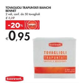 Offerta per Bennet - Tovaglioli Trapuntati Bianchi  a 0,95€ in Bennet