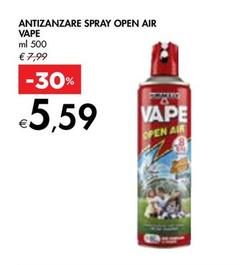 Offerta per Vape - Antizanzare Spray Open Air a 5,59€ in Bennet
