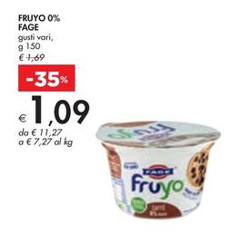 Offerta per Fage - Fruyo 0% a 1,09€ in Bennet