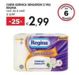 Offerta per Regina - Carta Igienica Sensation 2 Veli a 2,99€ in Bennet