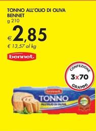 Offerta per Bennet - Tonno All'Olio Di Oliva  a 2,85€ in Bennet