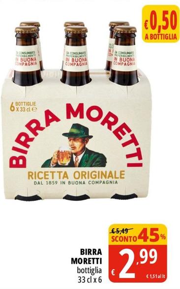 Offerta per Moretti - Birra a 2,99€ in Tigros