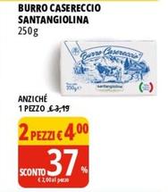 Offerta per Santangiolina - Burro Casereccio a 3,19€ in Tigros