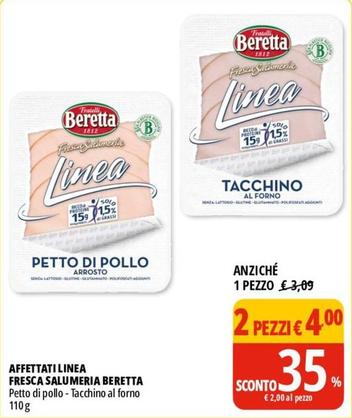 Offerta per Beretta - Affettati Linea Fresca Salumeria a 3,09€ in Tigros