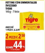 Offerta per Tigre - Fettine Con Emmentaler Svizzero a 2,25€ in Tigros