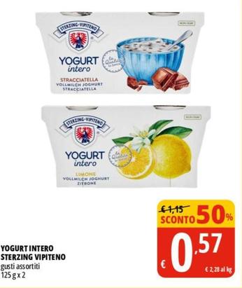 Offerta per Vipiteno - Yogurt Intero Sterzing a 0,57€ in Tigros