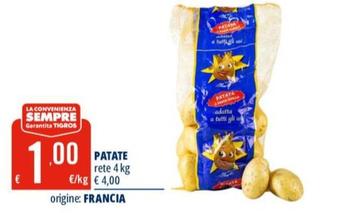 Offerta per Patate a 1€ in Tigros