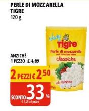Offerta per Tigre - Perle Di Mozzarella a 1,89€ in Tigros