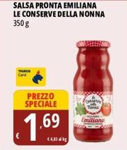Offerta per Le Conserve Della Nonna - Salsa Pronta Emiliana a 1,69€ in Tigros