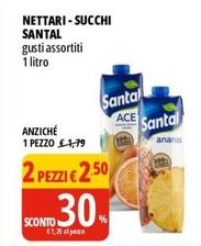 Offerta per Santal - Nettari Succhi a 1,79€ in Tigros