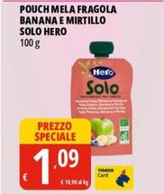 Offerta per Hero - Pouch Mela Fragola Banana E Mirtillo Solo a 1,09€ in Tigros