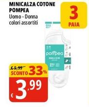 Offerta per Pompea - Minicalza Cotone a 3,99€ in Tigros