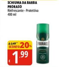 Offerta per Proraso - Schiuma Da Barba a 1,99€ in Tigros