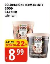 Offerta per Garnier - Colorazione Permanente Good a 8,99€ in Tigros