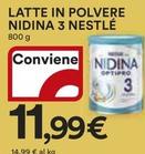 Offerta per Nestlè - Latte In Polvere Nidina 3 a 11,99€ in Ipercoop
